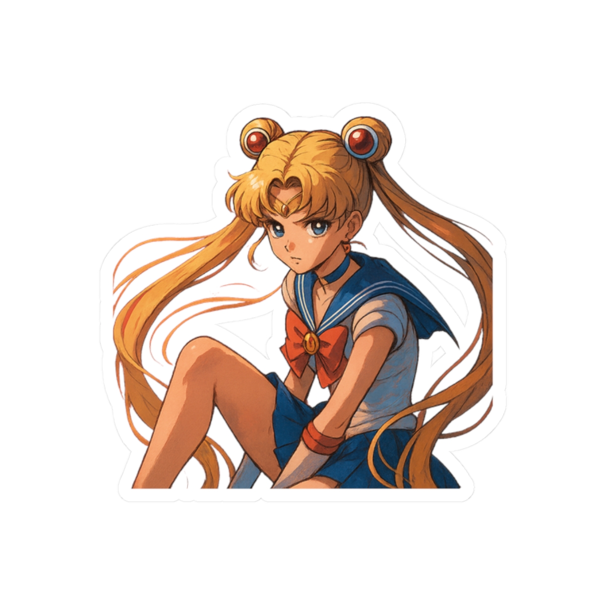 Sailor Moon Anime Sticker | Cute Vinyl Decal - alternate angle 3, merchandise