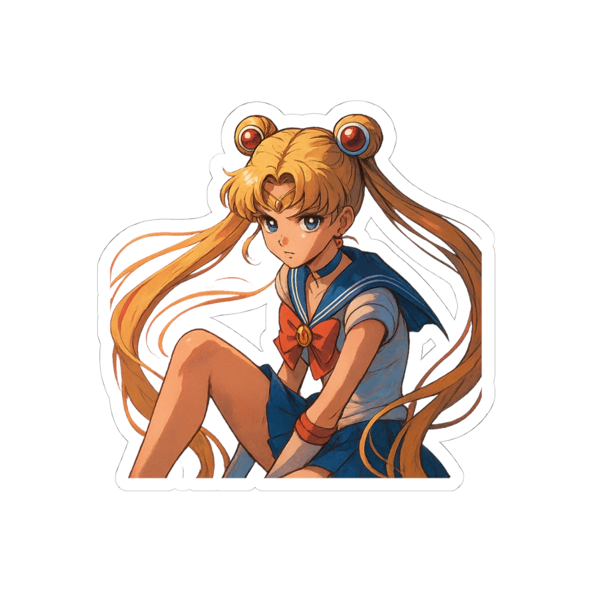 Sailor Moon Anime Sticker | Cute Vinyl Decal - alternate angle 1, merchandise
