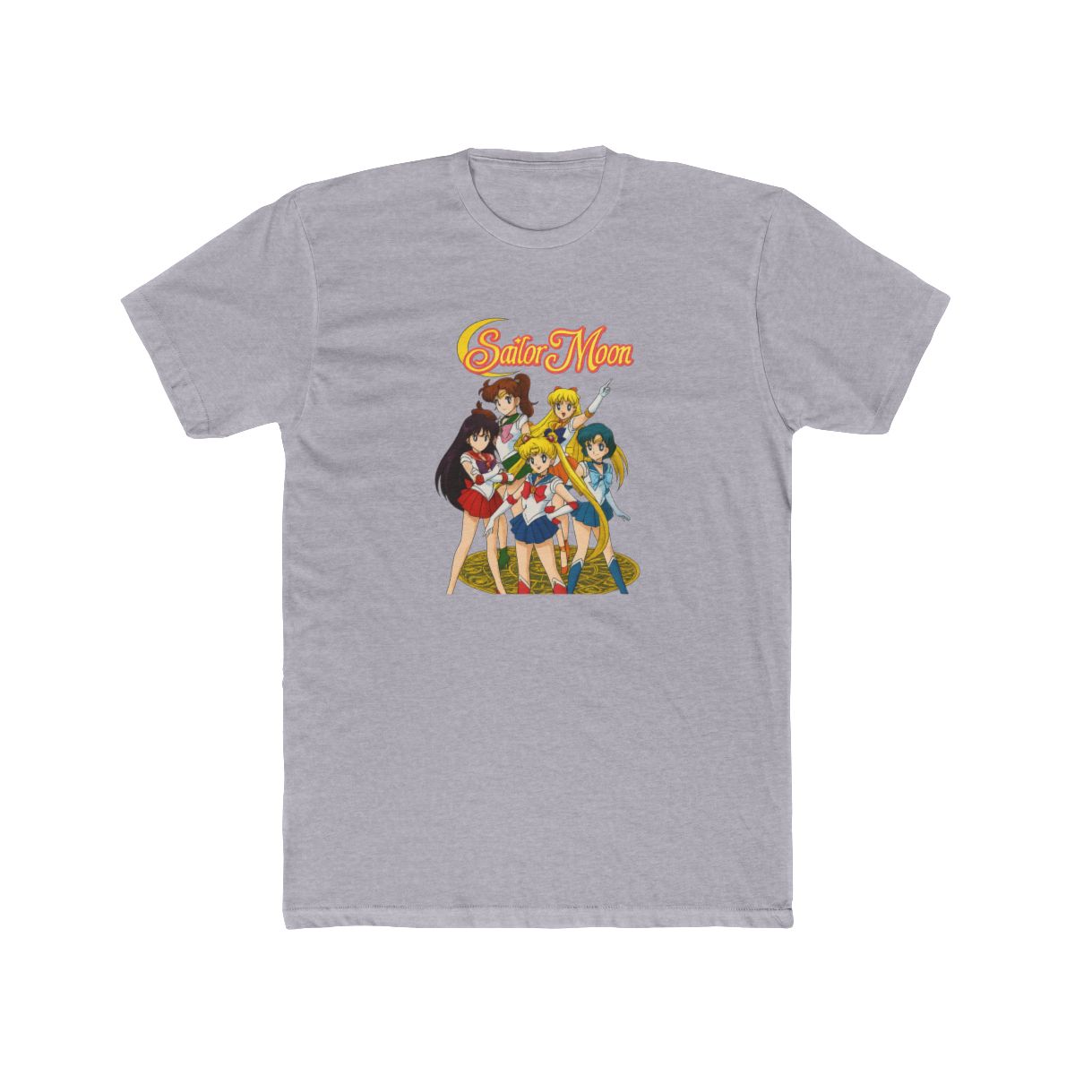 Sailor Moon Team Magic Circle Anime T-Shirt - alternate angle 5, merchandise