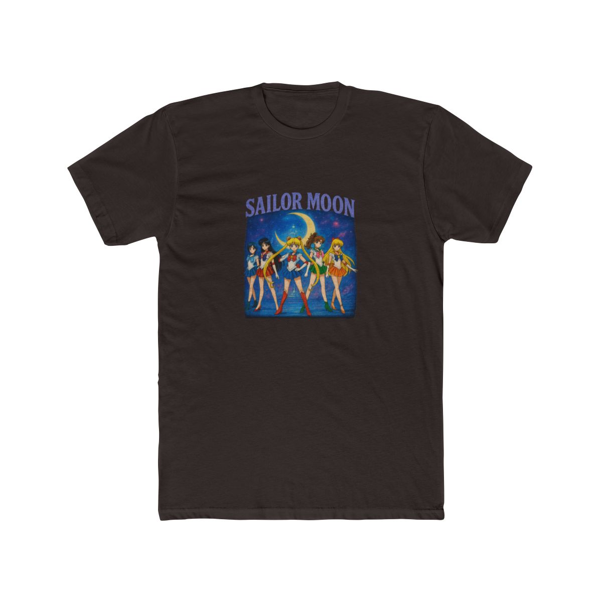 Vintage Sailor Moon Usagi Scouts Graphic T-Shirt - alternate angle 2, merchandise
