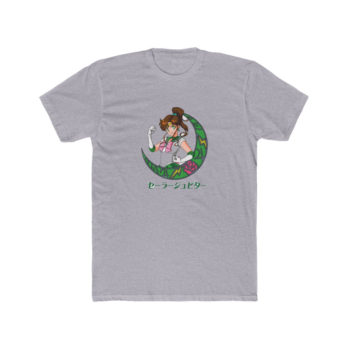 Sailor Jupiter in Crescent Moon - Sailor Moon Anime T Shirt - alternate angle 5, merchandise